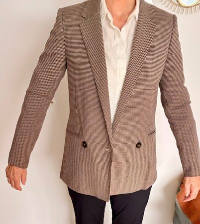 Blazer/Jacke, kariert, M