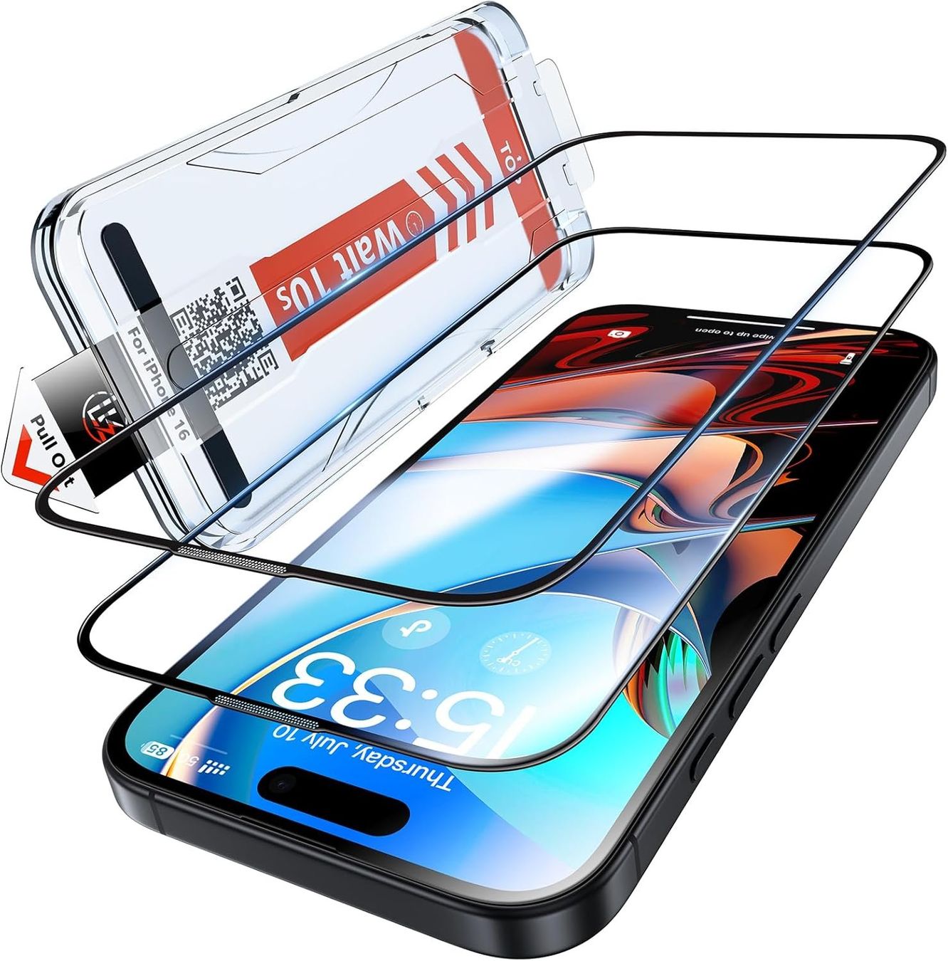 Gläser: 2 Stück fu iPhone 15 16 Panzerglas Auto-Installation 0 – Neu und originalverpackt aus Hundwil von pak_7zvn