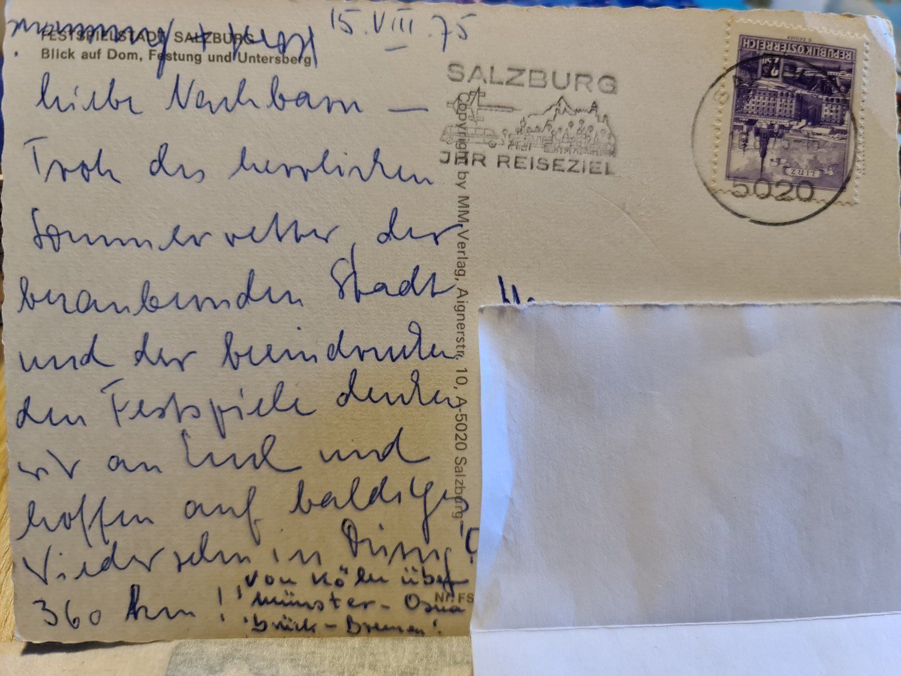 Cartoline postali: Ansichtskarte Salzburg österreich – Usato da Dintikon venduto da Vexi 1