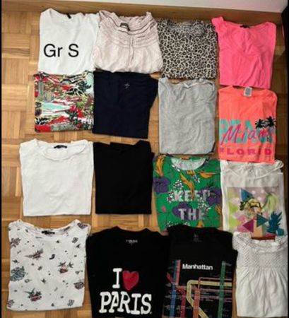 Kleiderpaket T-Shirt Kurzarm Damen Grösse S