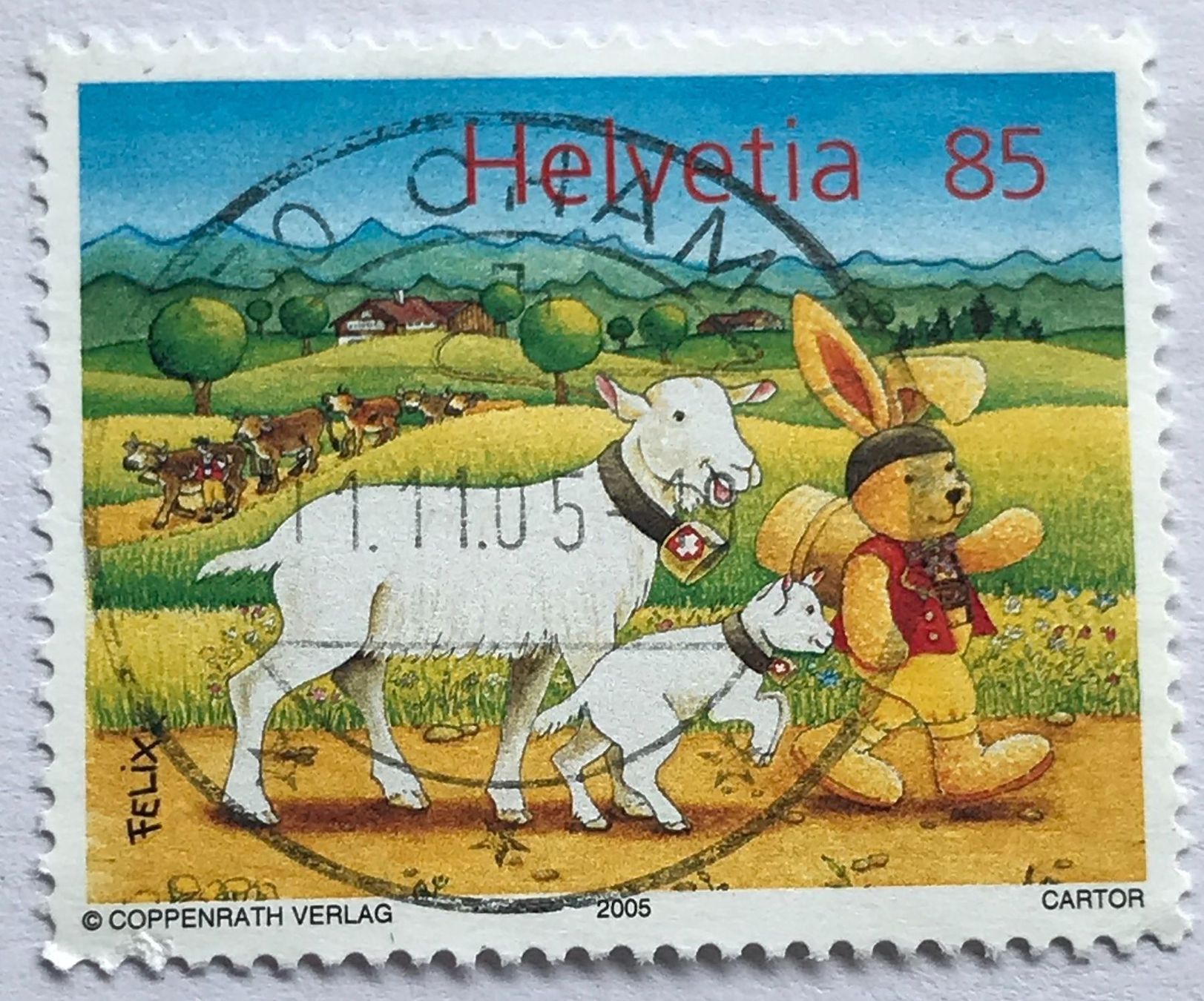 Tutti i francobolli: Nr.1163 mit Vollstempel Cham – Usato da Aarau venduto da Billa007