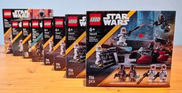 Lego Star Wars Battle Packs - Neu & OVP
