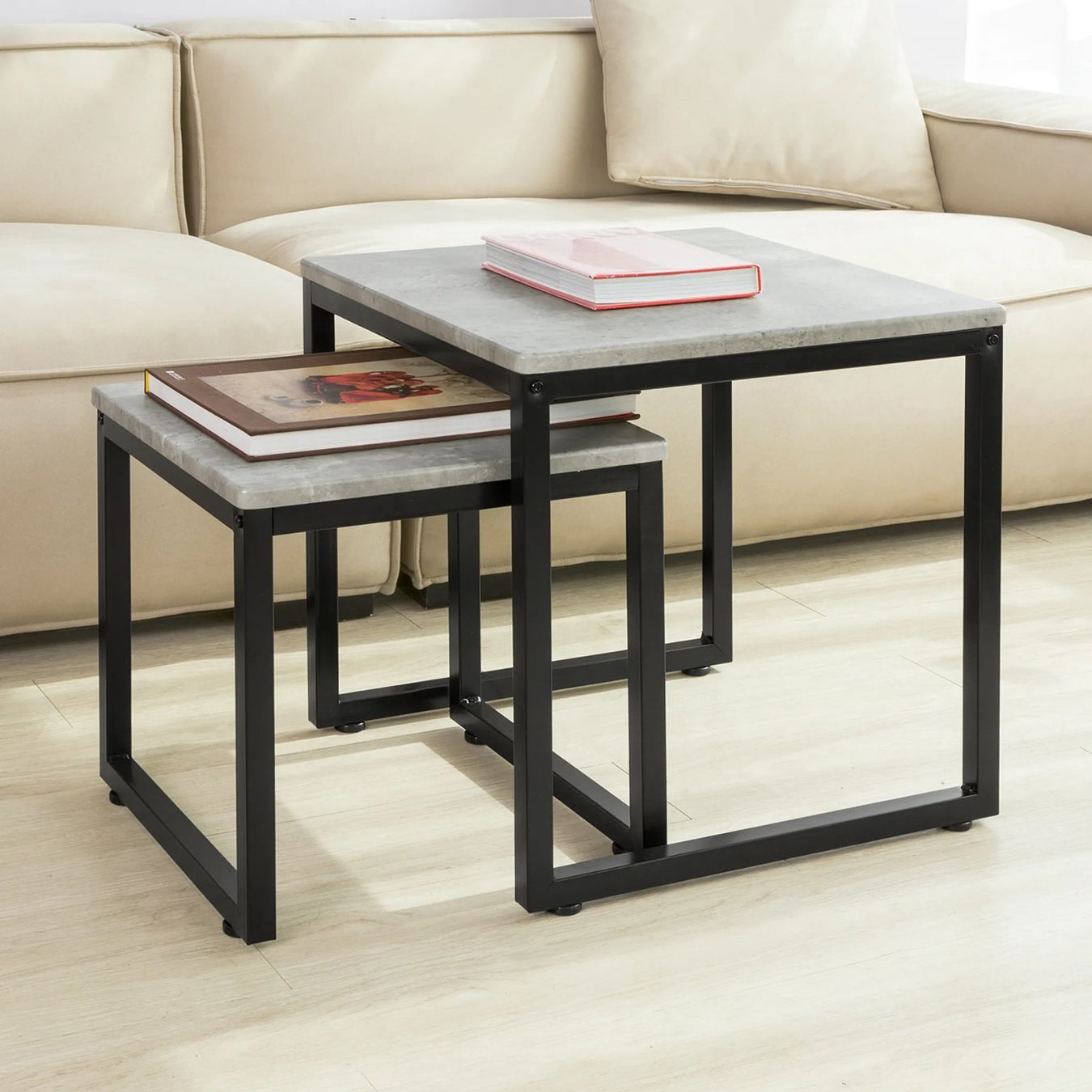 Tavoli: 2er Set Couchtisch Beistelltisch – Nuovo e nell'imballaggio originale da Winterthur venduto da aredo 5