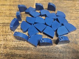 lego 33243 lot de 25 pièces Dark Blue Slope, Curved