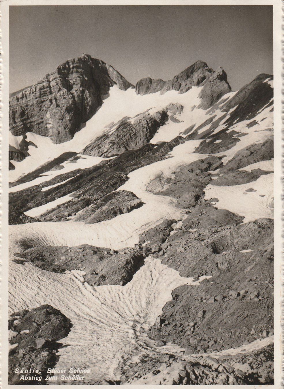 Cartoline postali: AK Säntis gel. 26.7.1945 – Usato da Fribourg venduto da schnalla92