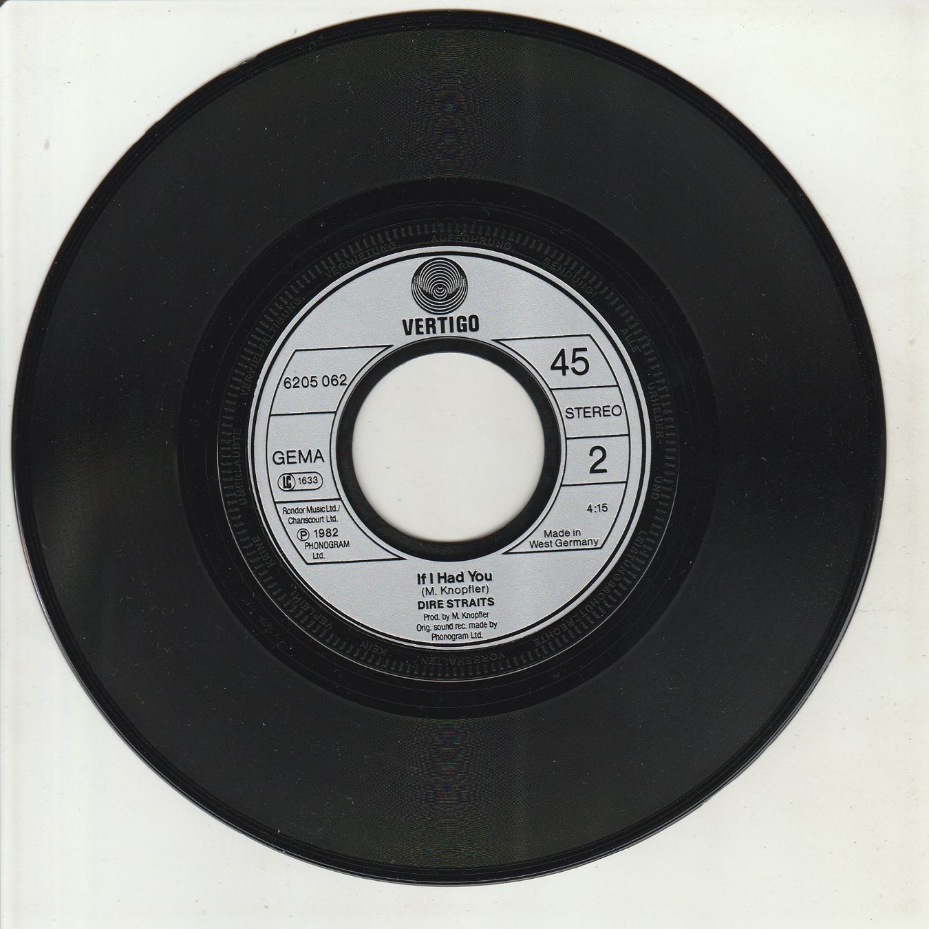 Schallplatten: Dire Straits - Twisting by the Pool 7" Vinyl 1982 – Gebraucht aus Tübach von JamesStone 3