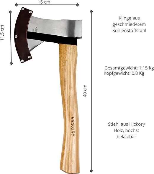 Tutti gli attrezzi: Axt, Axtscheide mit Klinge aus Kohlenstoffstahl. – Nuovo e nell'imballaggio originale da Oberentfelden venduto da ase_sk8n 4