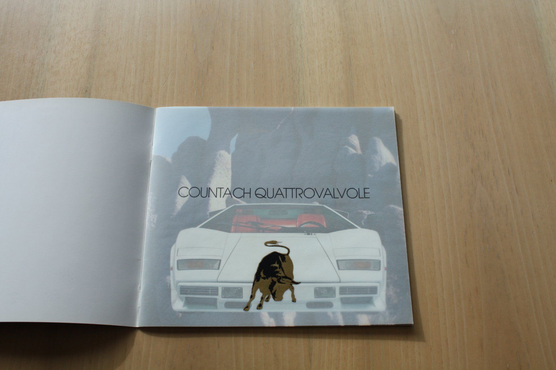 Lamborghini Documents: Lamborghini Countach Quattrovalvole Prospekt – D'occasion à Wikon par erwin400 1