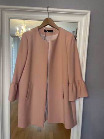 Zara Woman Mantel, Grösse L zartrosa, neuwertig!