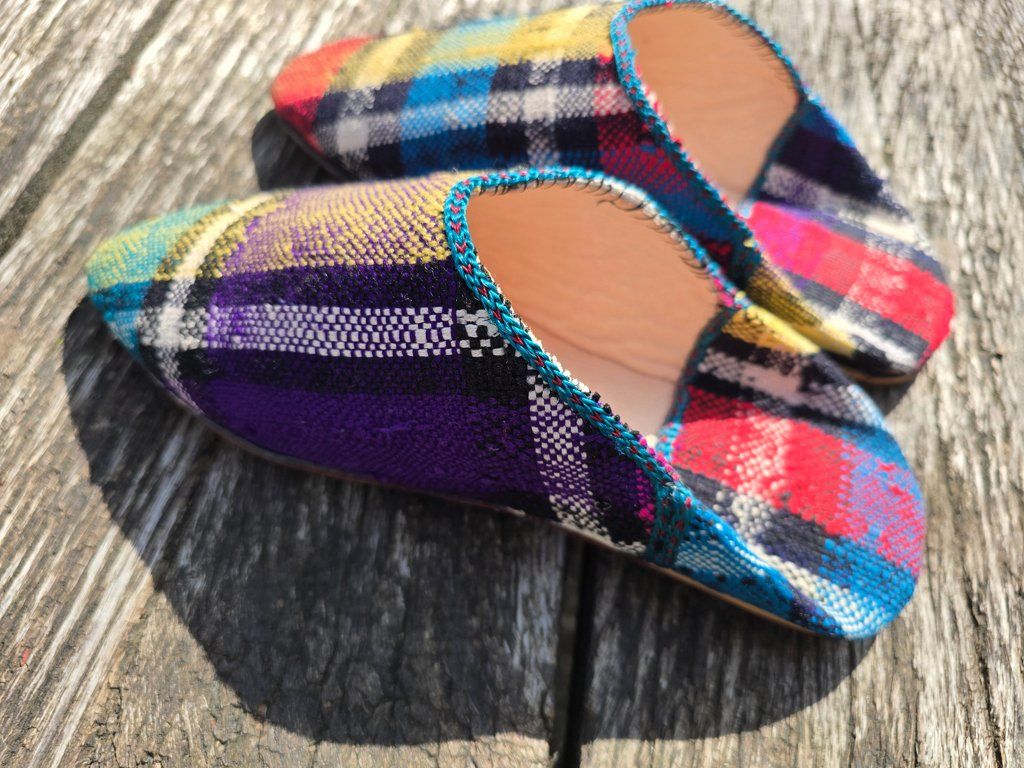 Damenschuhe: Babouches: Kelim (36) – Neu (gemäss Beschreibung) aus Romanshorn von Rachacha