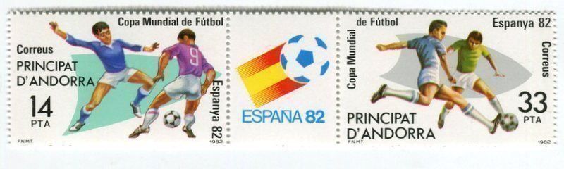 Tutti i francobolli: Briefmarken "Fussball". Andorra. – Nuovo e nell'imballaggio originale da Basel venduto da Butsch5