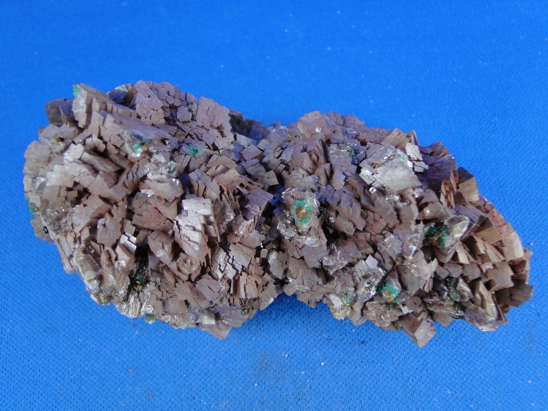 Mineralien & Heilsteine: Rosasit auf Dolomit mit Gypsum – Gebraucht aus Schinznach Bad von Demerald 4