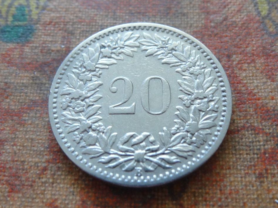 Toutes les monnaies: 20 Rp. 1908  (B) – D'occasion à Romanel-sur-Lausanne par Swift13 1