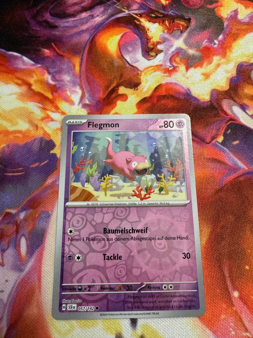 Pokémon Sammelbilder & Trading cards: Flegmon (SCR 057) / Reverse Holo / Stellarkrone – Neu (gemäss Beschreibung) aus Bülach von CherryBlu