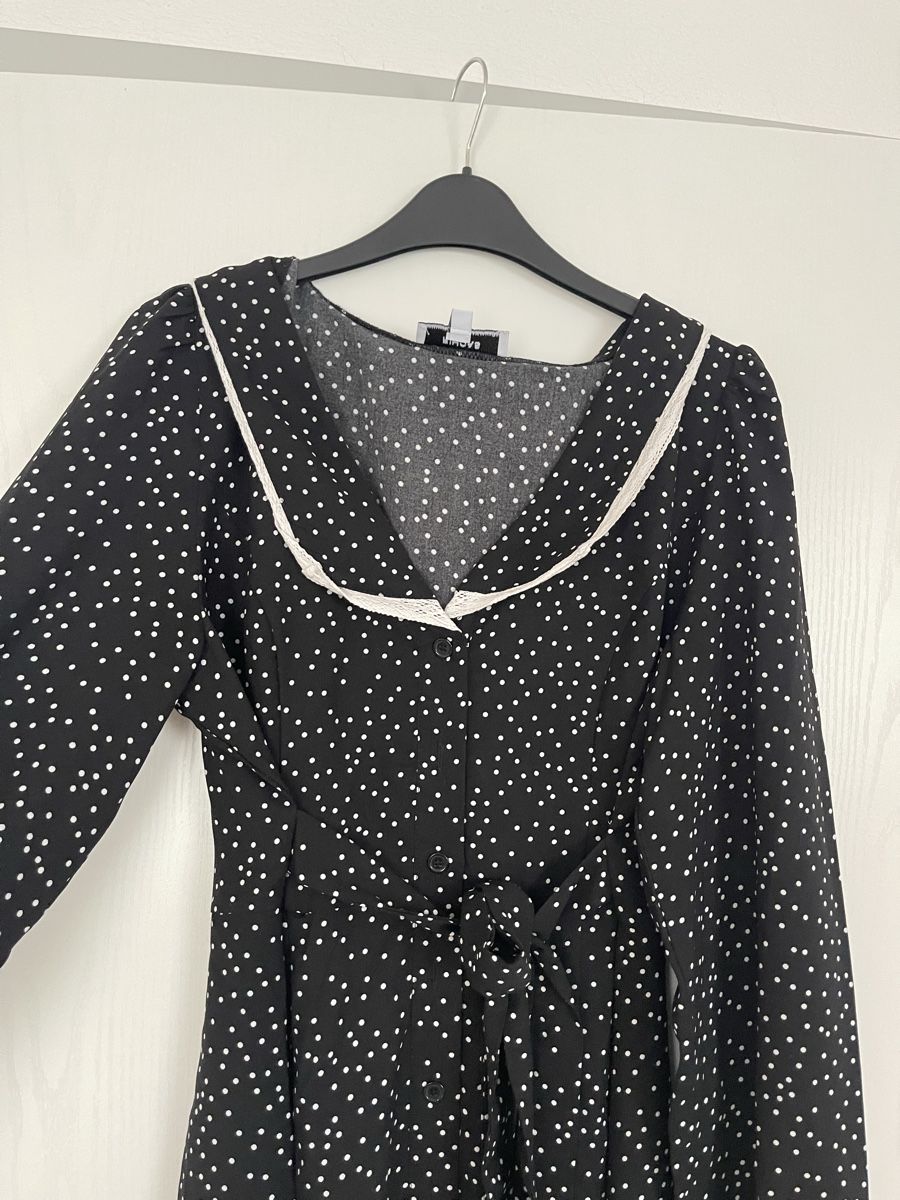 Vestiti: Sommerliches Punktkleid mit Spitze, Grösse 38 – Usato da Bremgarten AG venduto da arl_8nbf 1