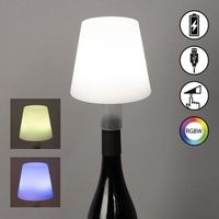 LED Aussen Tischleuchte, RGBW, 12 cm Ø