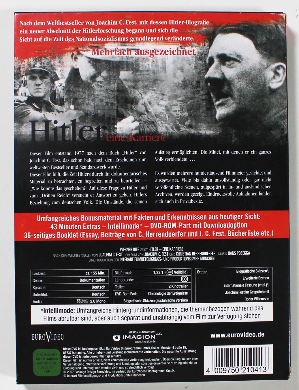DVD - HITLER Eine Karriere - Gesuchte Dokumentation - SELTEN (Neu ...