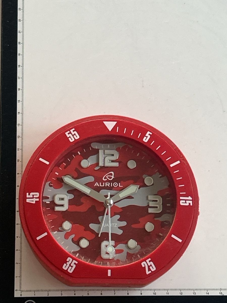 Sveglie: Auriol Wecker Rot Camouflage(I9) – Usato da Neuenhof venduto da bro_9zsg 1