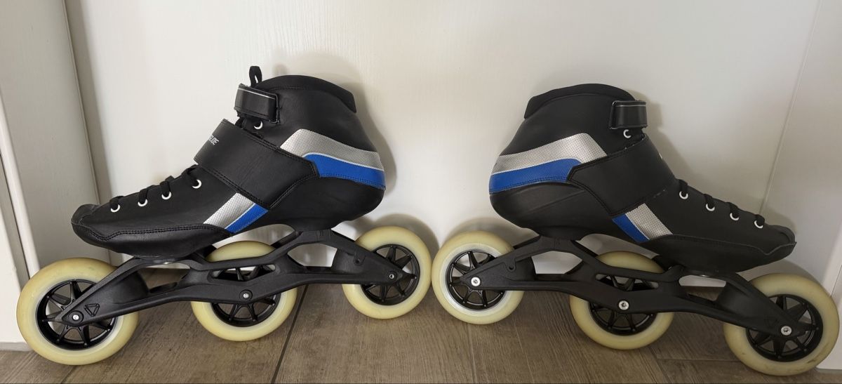 Inline-Skating & Rollschuhe: Powerslide R4 110 Speedskates Trinity (Inline Skates) – Gebraucht aus Oppligen von Merida007 1