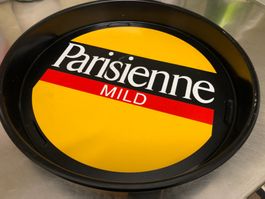Metalltablett Parisienne Zigaretten Werbung Retro Vintage...