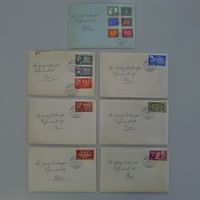 1945, PAX-BRIEFE (7x!), wunderschön von BERN, Kat: 3'000.-