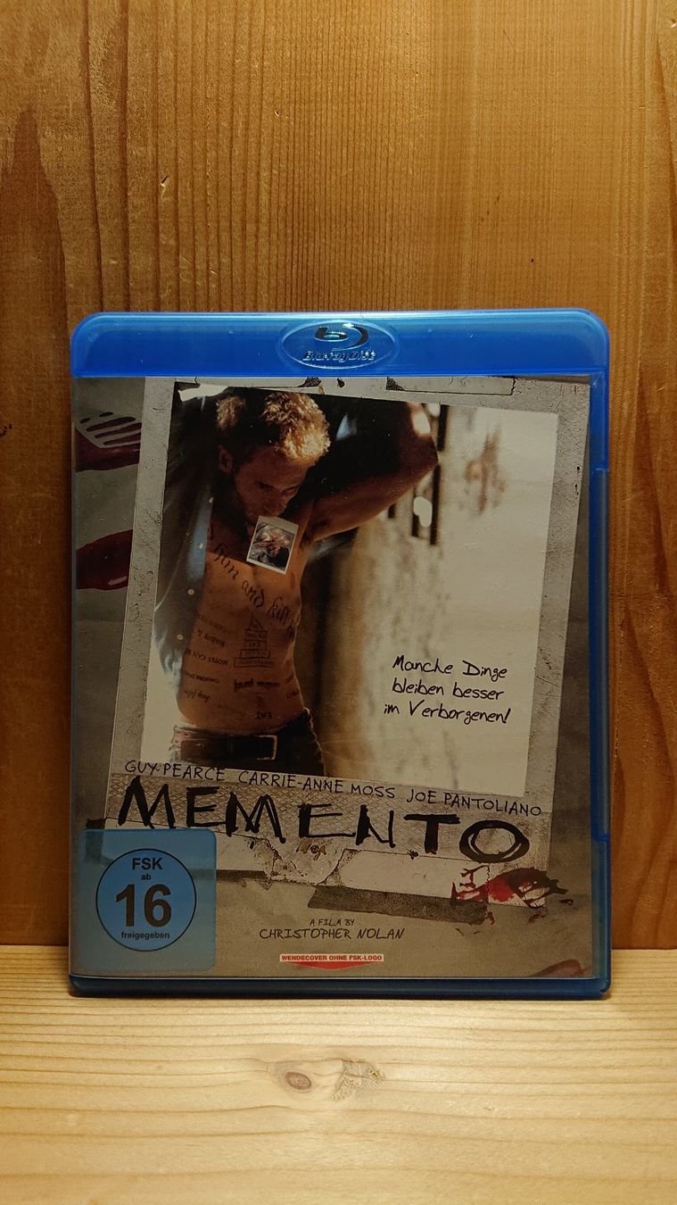Alle DVDs: MEMENTO Blu-Ray mit Guy Pearce – Gebraucht aus Wilderswil von Exebub