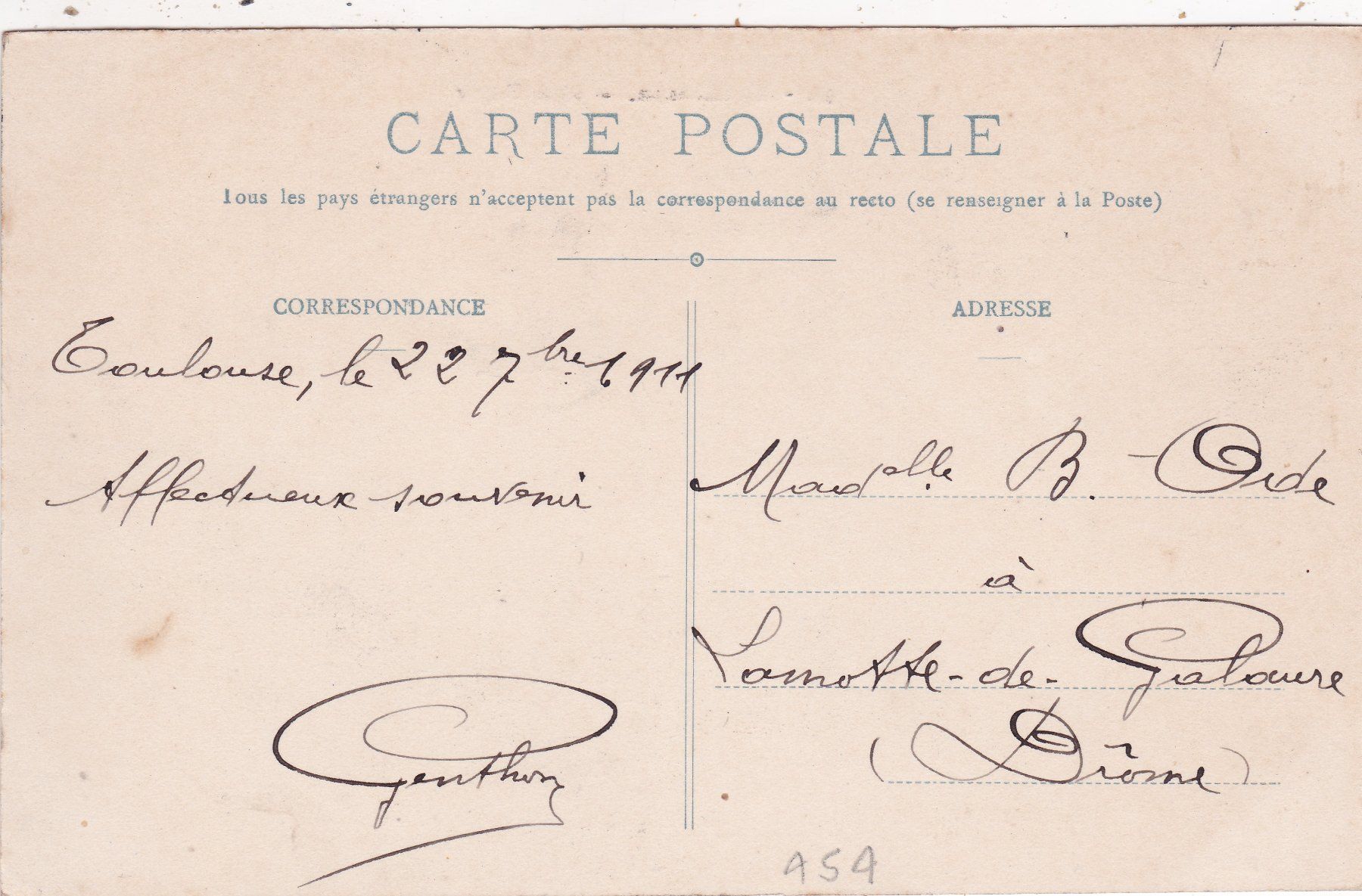 Cartoline postali: Frankreich Toulouse Place Dubuy – Usato da Herisau venduto da Lisegrat2008 1