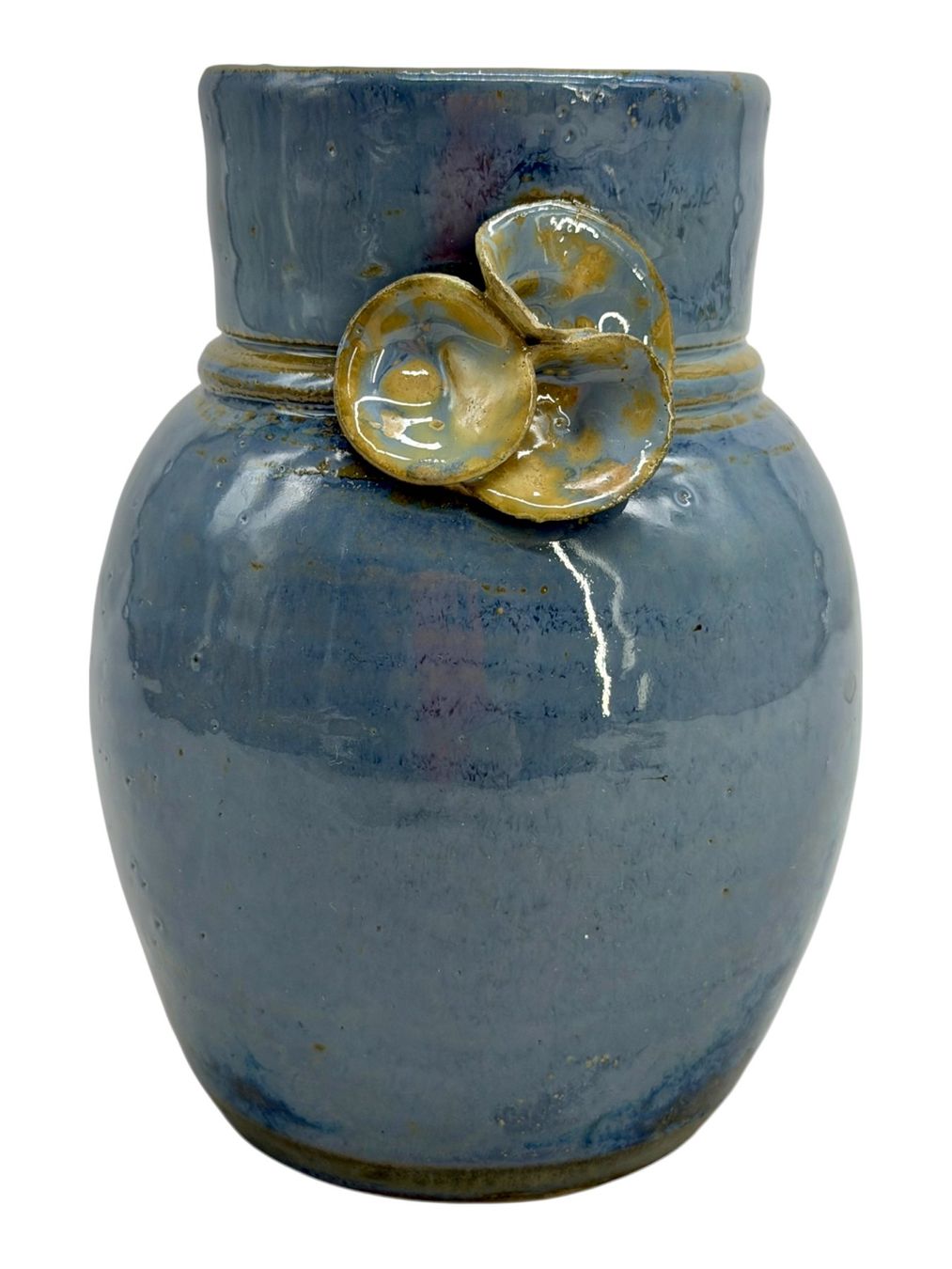 Vasi & Recipienti: Vase LAROZAS en céramique émaillée bleu – Usato da Morges venduto da Novantica 1