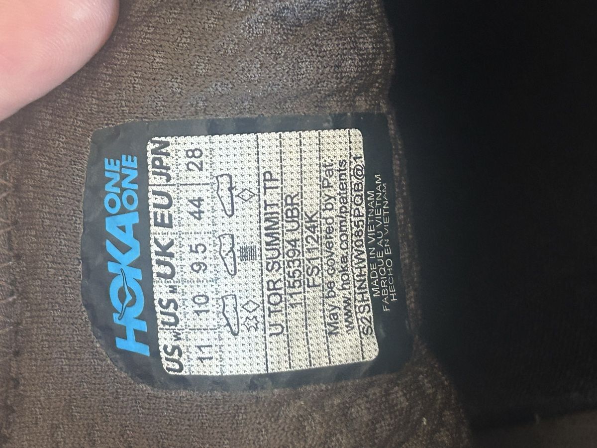 Hoka One One Scarpe da uomo: Hoka One Tor Summit TP Umber – Usato da Plan-les-Ouates venduto da sherian.mf 7