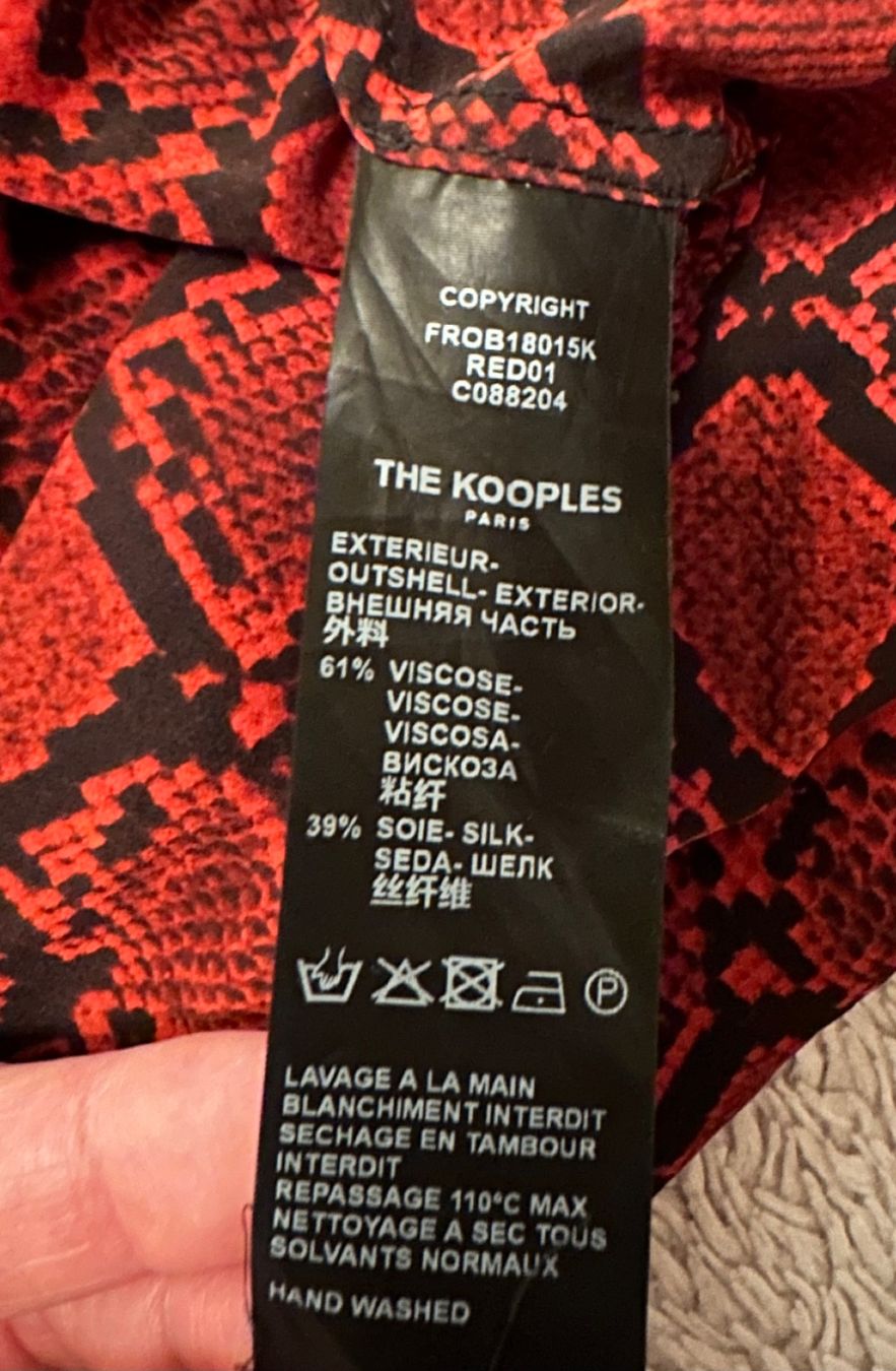 Kooples Vestiti: THE KOOPLES Kleid Viscose und Seide Animalprint Python Gr. S – Usato da Emmenbrücke venduto da little.treasures 5