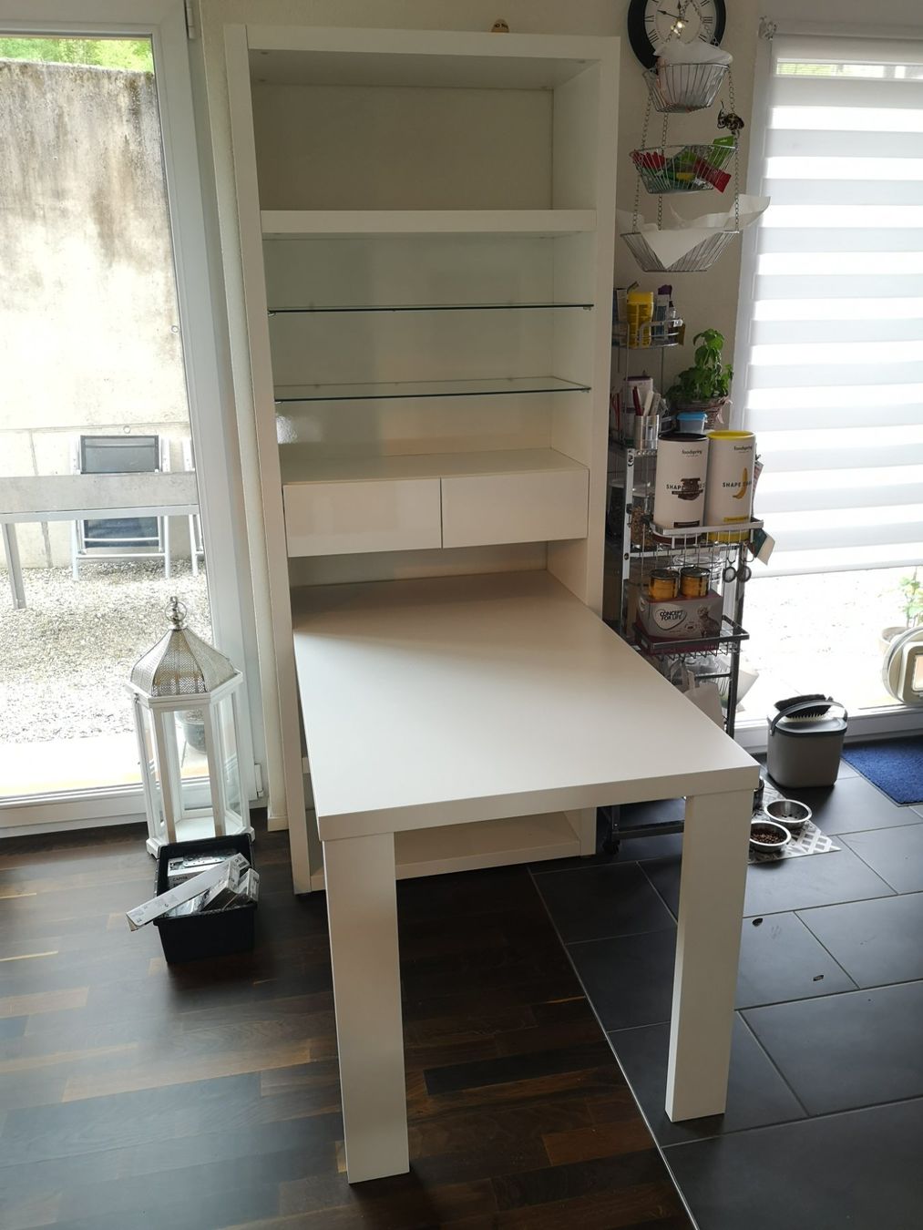 Scaffali: Wandregal mit Tisch, weiss – Usato da Wolfwil venduto da s.ara_c