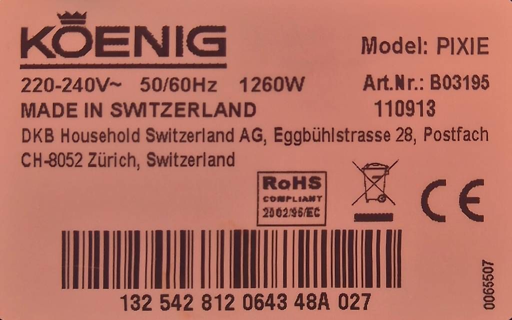 König Macchine per caffè & Macchine per espresso: König Pixie Nespresso Kaffeemaschine  Top Zustand – Usato da Aesch BL venduto da frdzigerd 1