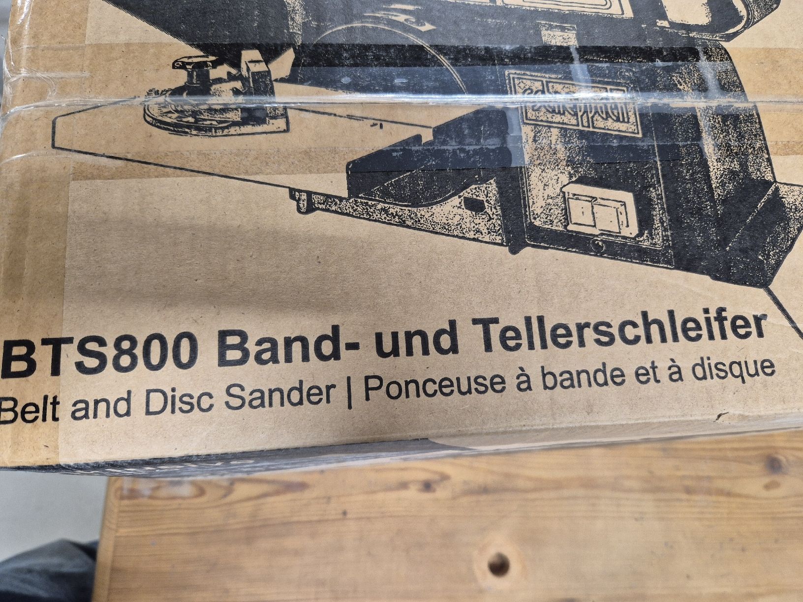 Smerigliatrici & Lucidatrici: Band- und Tellerschleifer Scheppach BTS800 Originalverpackt – Nuovo e nell'imballaggio originale da Zweisimmen venduto da Kleindietwil 2