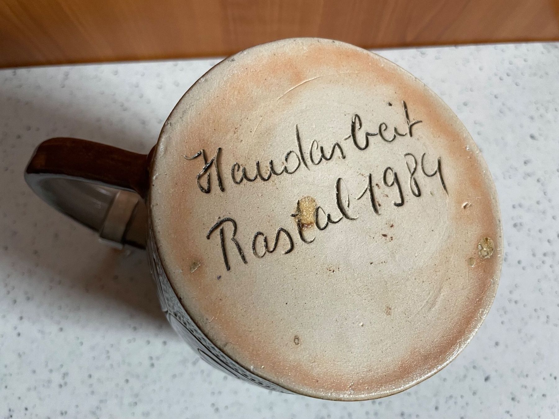 Bicchieri: rastal Steinzeug-Bierkrug 1984 – Nuovo (secondo la descrizione) da Rafz venduto da stg101 6