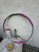 Hula Hoop Fitnessreifen KOOR  pink grau