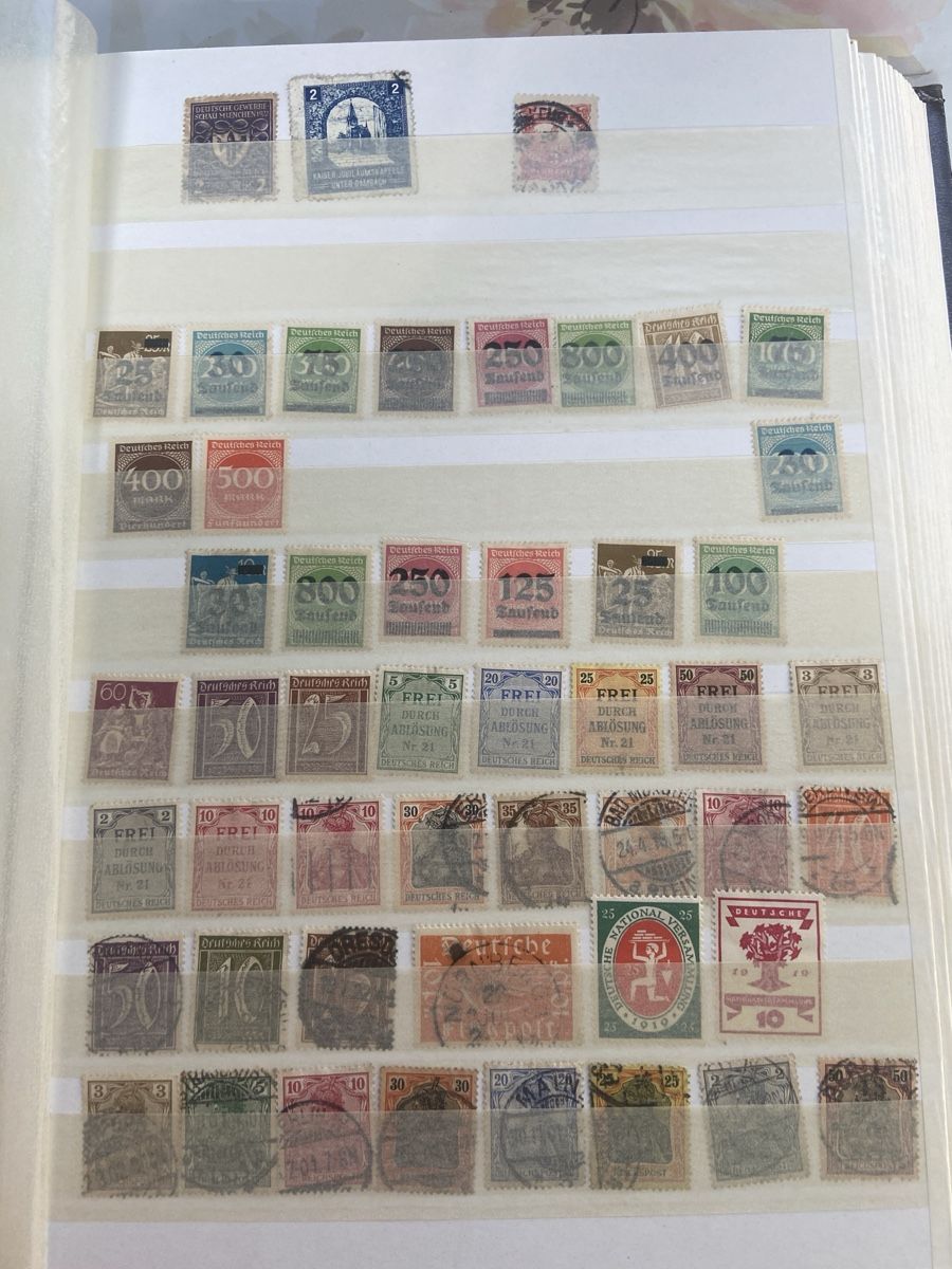 Tutti i francobolli: Stamp Collection Diverse Germany 10 pages – Usato da Collex venduto da RCXGJ 4