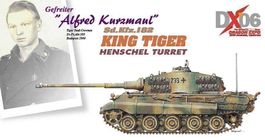 Dragon Königstiger Alfred Kurzmaul DX06 Wehrmacht Panzer WW2