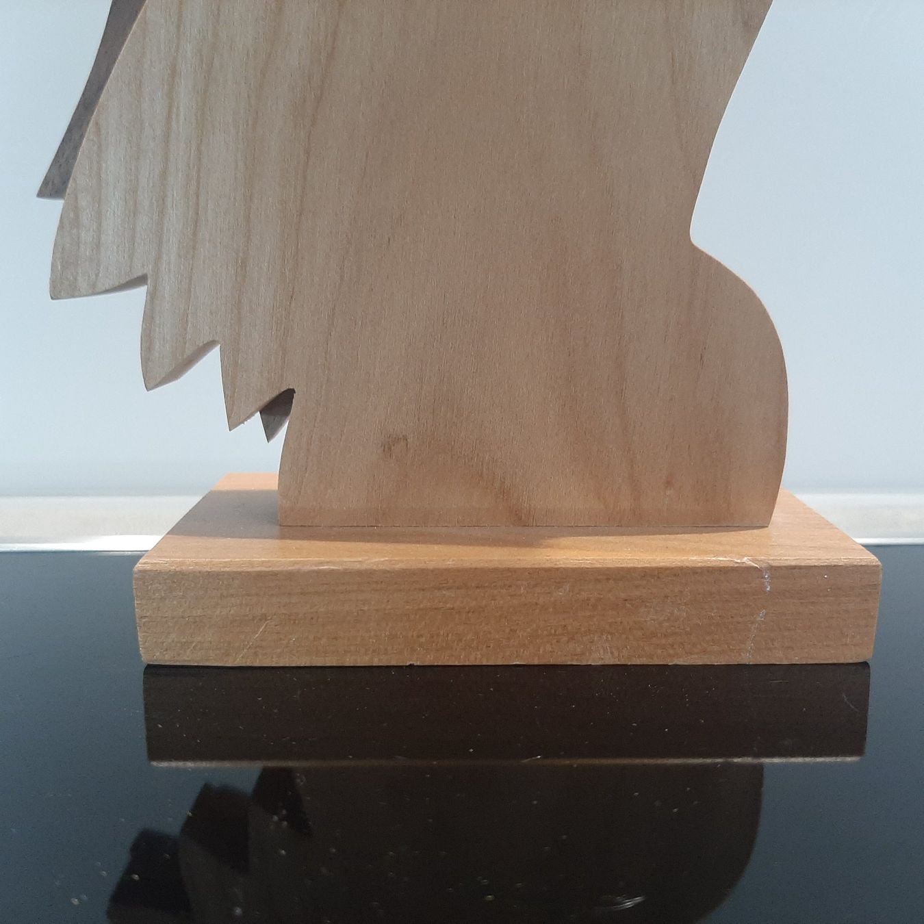 Statuette: Vintage Holzfigur Eule Dekofigur Eulenfigur aus Holz 27,8 cm – Usato da Erschwil venduto da Karabella 9