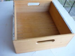 Karteikasten /Holzbox mit Griffen,