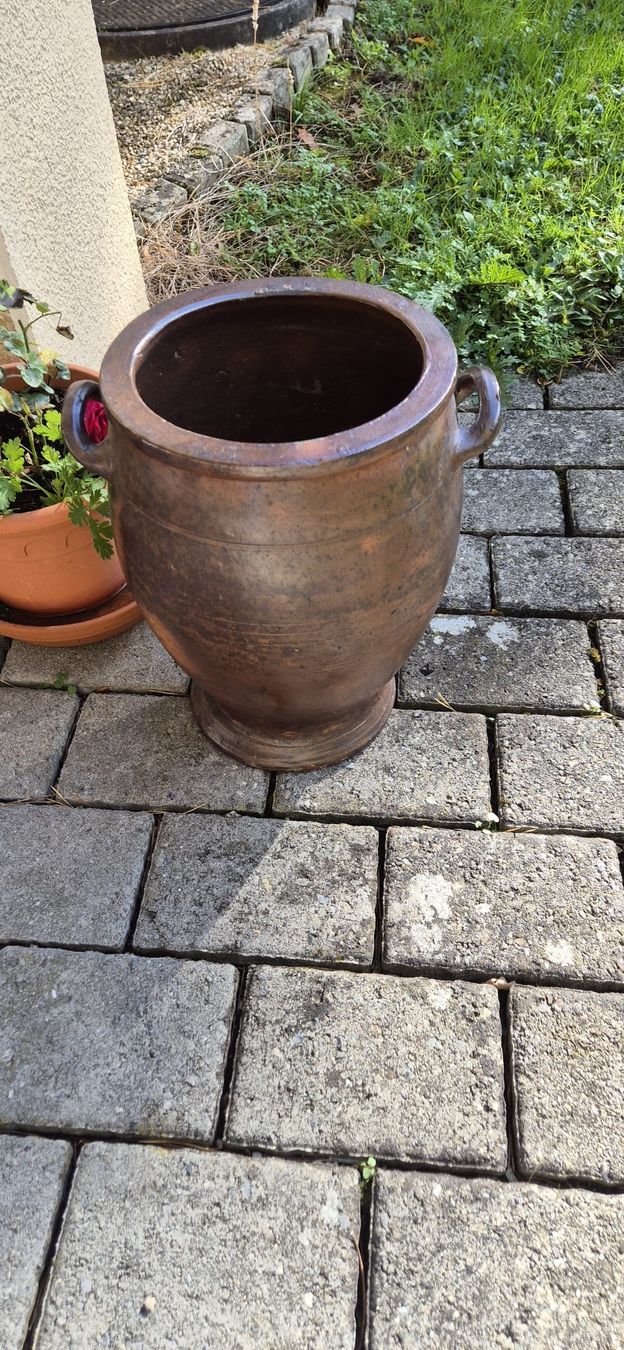 Vasi per fiori: Pflanztopf Vintage Steingut glasiert – Usato da Fislisbach venduto da mka_km8f 1
