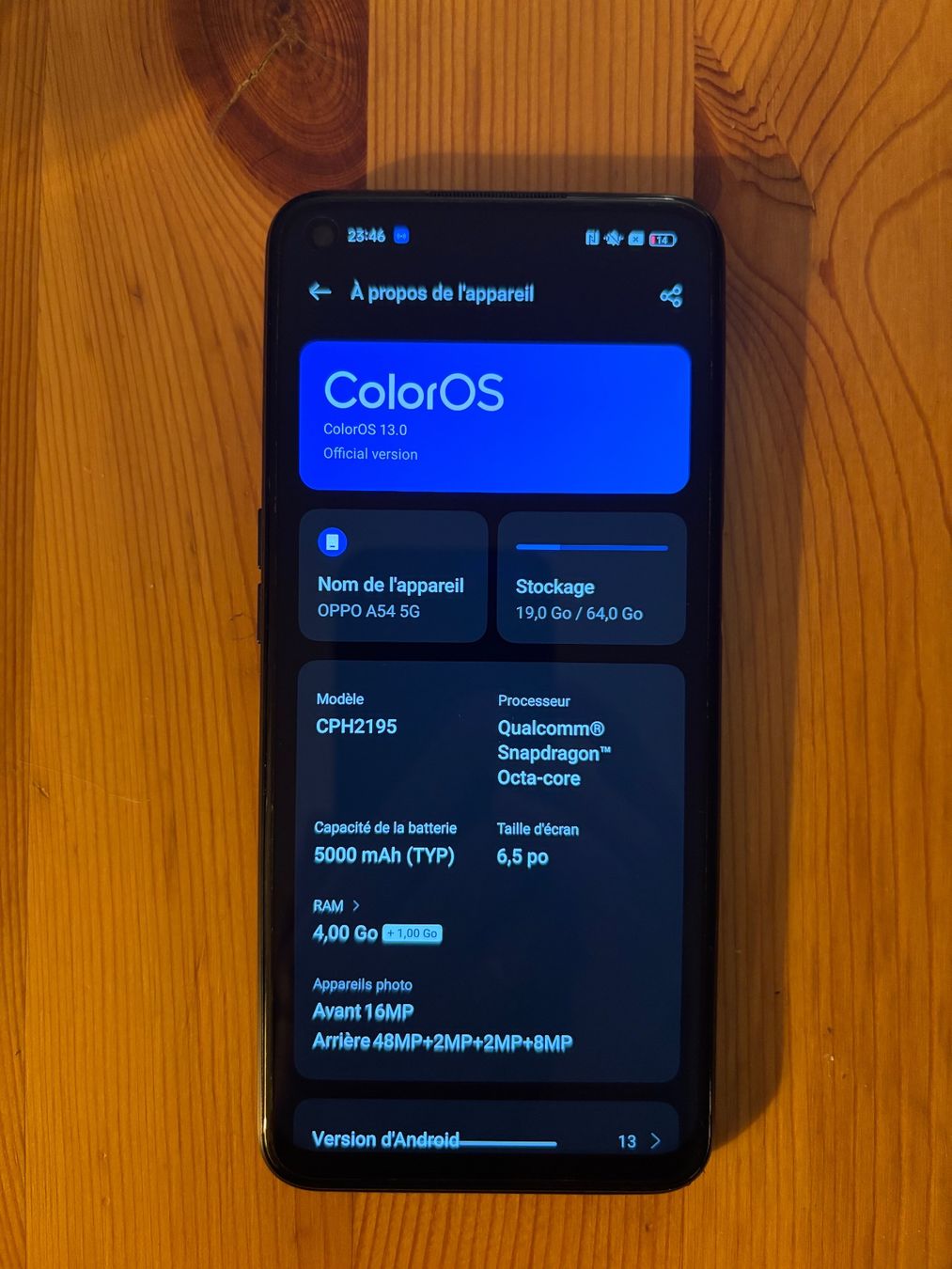 Oppo Telefoni cellulari / Smartphones: OPPO A54 5G (CPH2195) – Usato da Neuchâtel venduto da gui_c76s 1