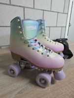 Rollschuhe /Rollerskates Rainbow, Gr. 37 mit Schoner & Helm.