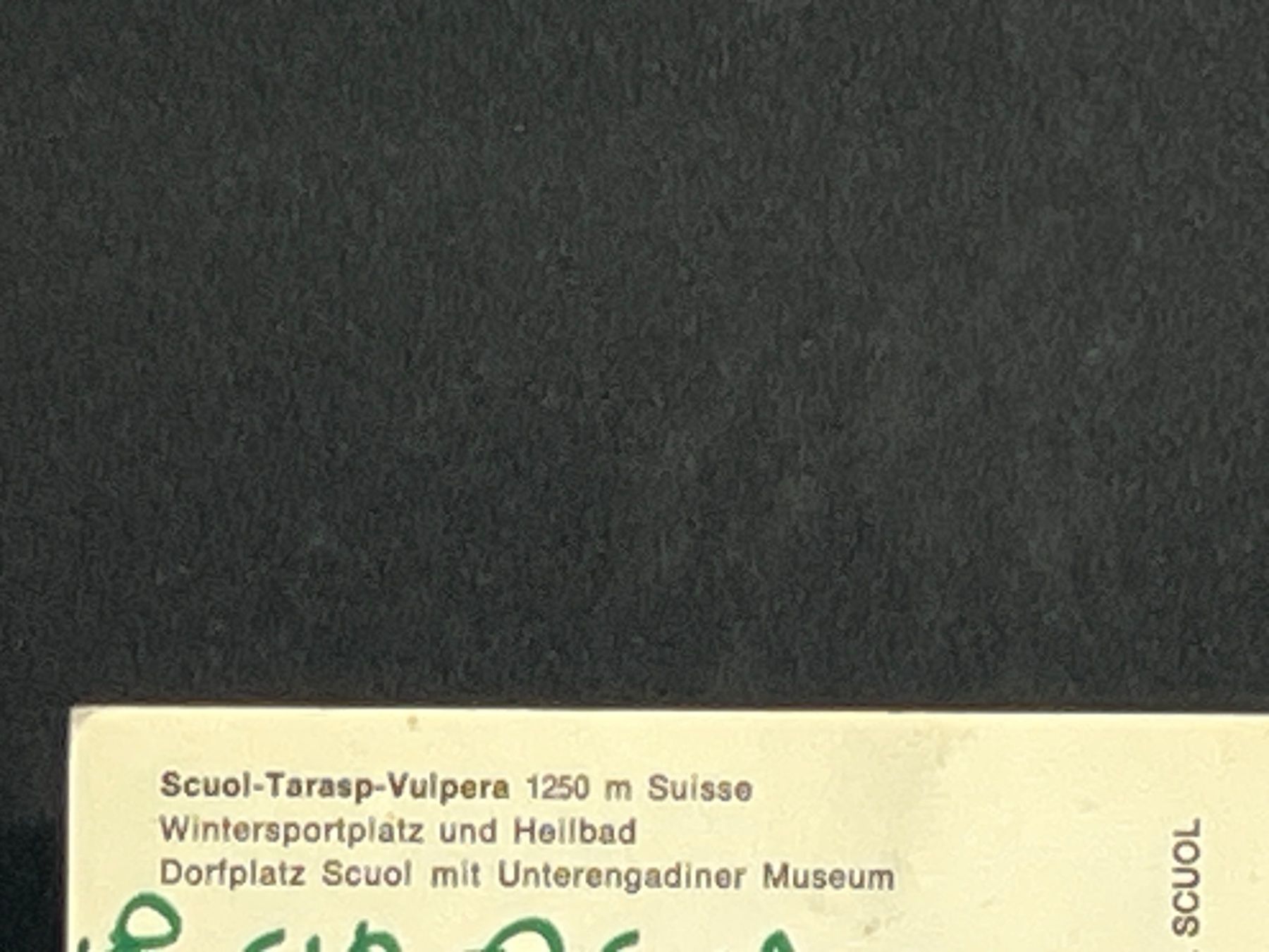 Cartoline postali: Scuol-Tarasp-Vulpera, 1250m – Usato da Widnau venduto da Brusi9 2
