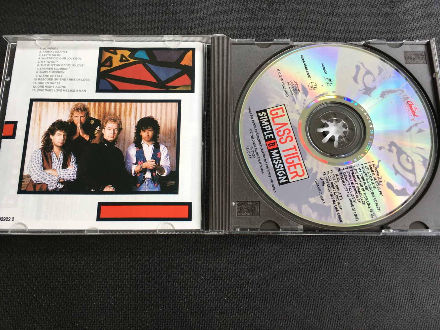 CD: Glass Tiger - Simple Mission -CD- – Usato da St.Gallen venduto da MedienJoe 1