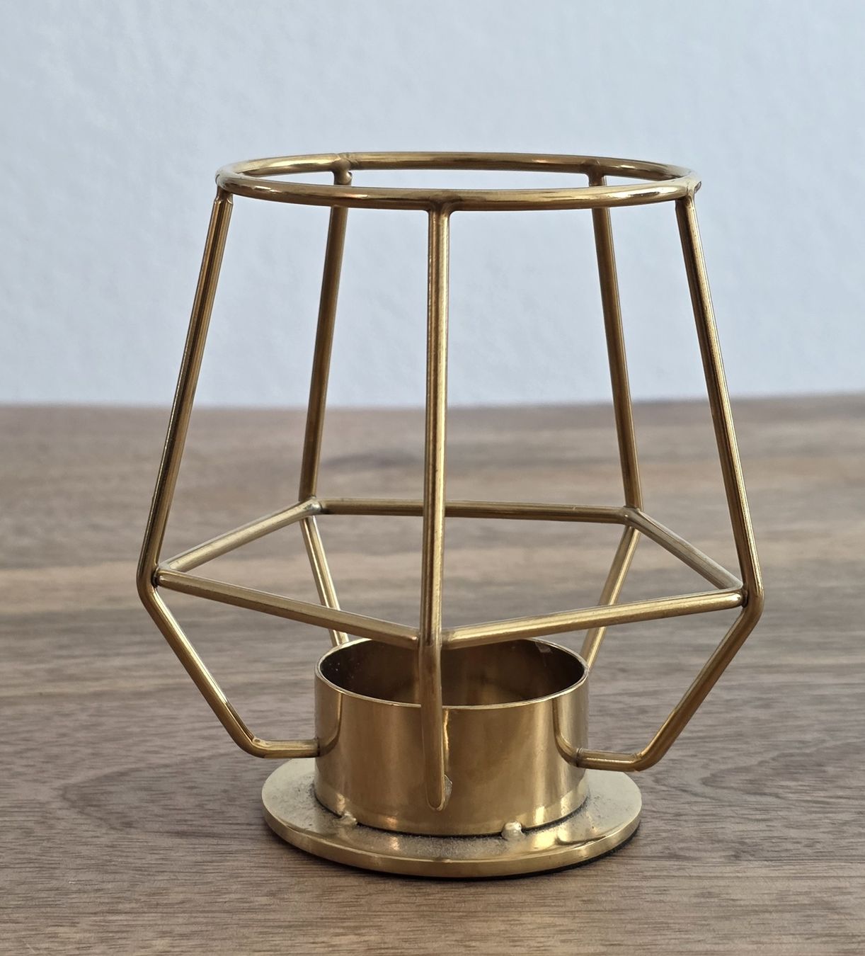 Ikea Kerzenständer: Teelichthalter Geometrisch Goldfarben  – Gebraucht aus Rheinsulz von Gilea