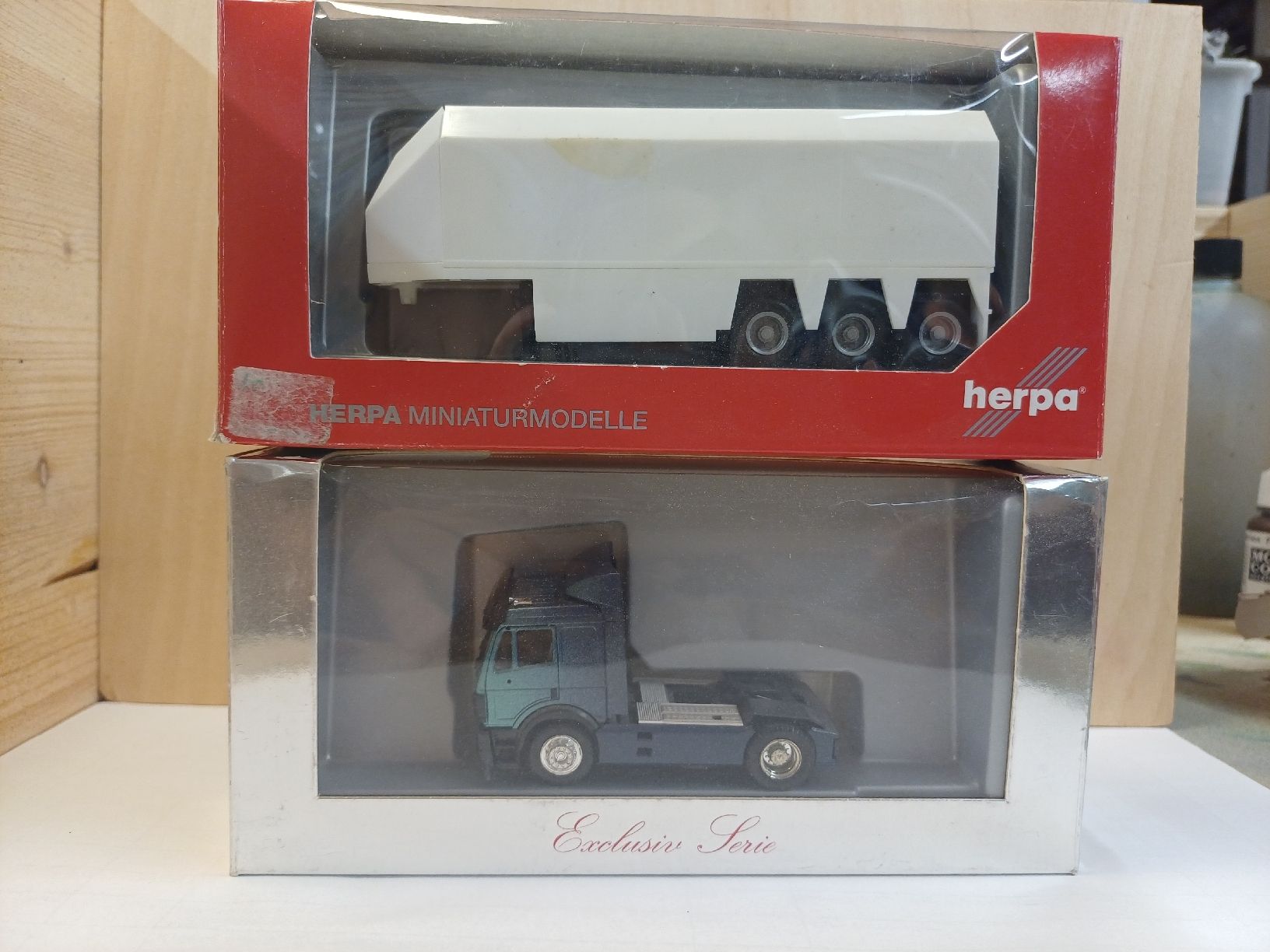 Herpa Modellautos: MB SK und Glasauflieger  – Gebraucht aus Seon von man78 2