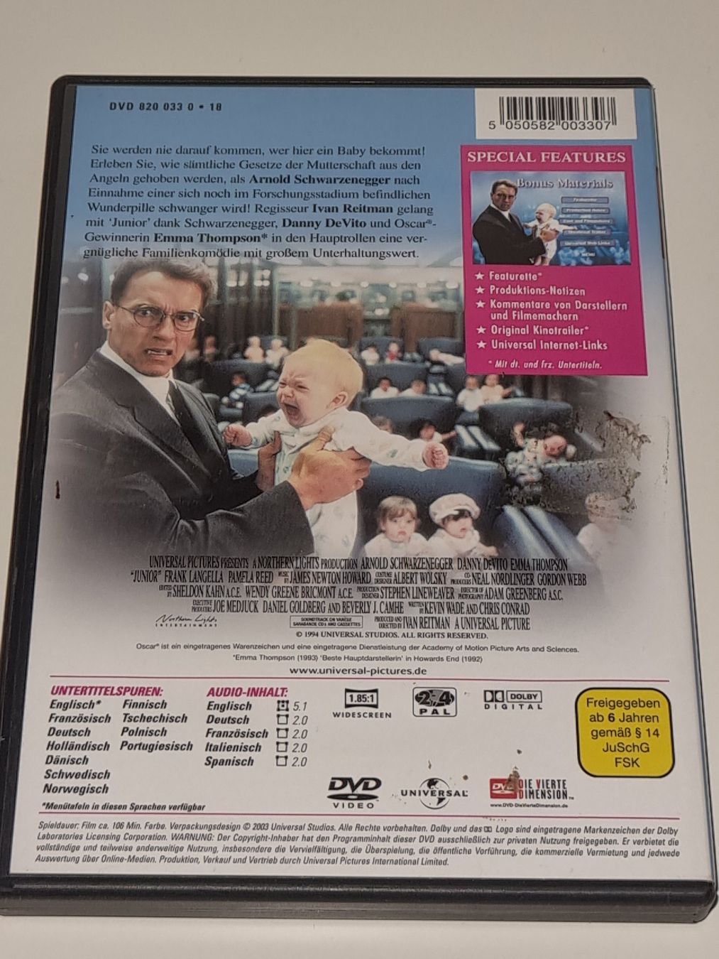 Tutti i DVDs: DVD: Junior - Nichts ist unmöglich – Usato da Ehrendingen venduto da Thomas_2 1
