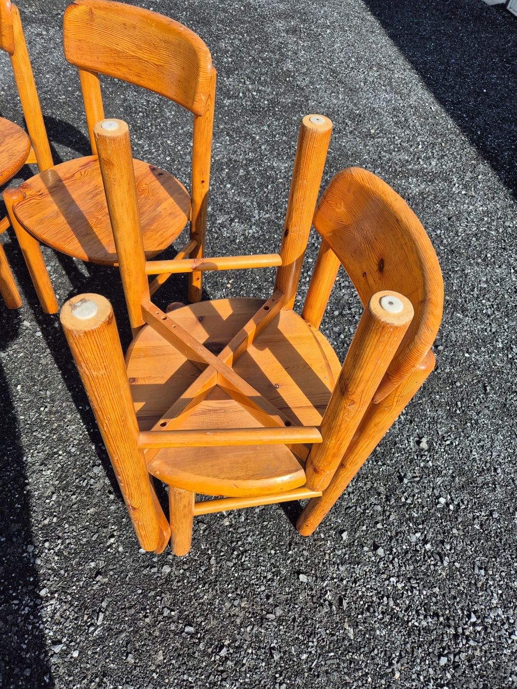 Sedie: Chaises DAUMILER, vintage, style rustique, lot de 6 – Usato da Fully venduto da tameab 5
