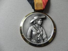 Medaille Frau Tracht Trachtenfest Fest von Jahr 1966