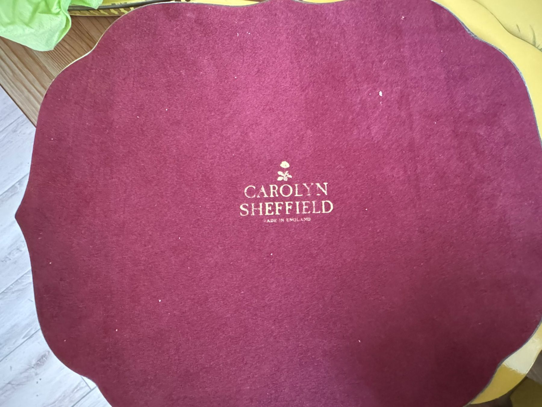 Tischset: Tischset Carolyn Sheffield bemalt 10 Stk – Gebraucht aus Vaduz von Greenturtle 1